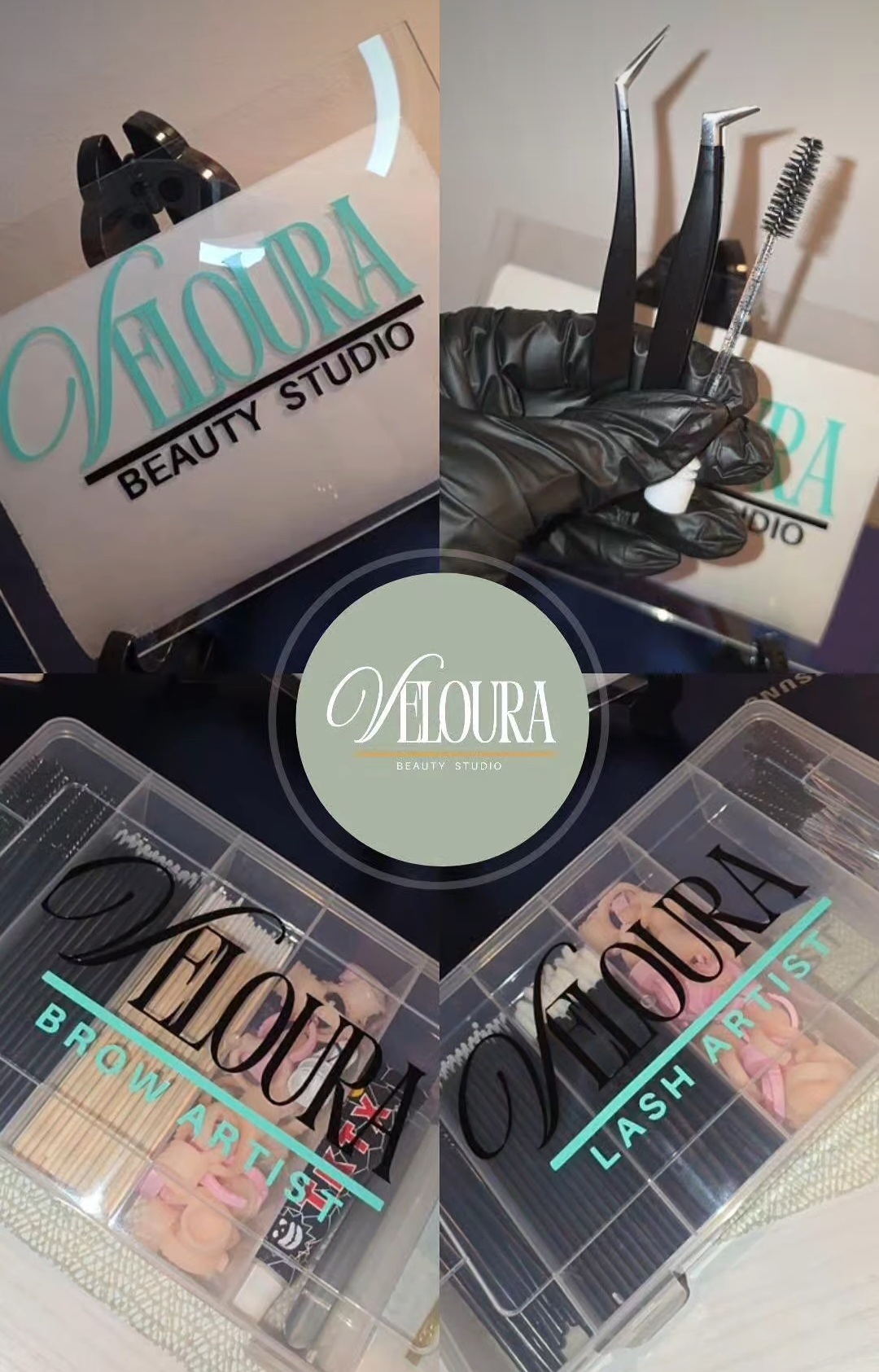 Herramientas profesionales de Veloura: Brow Artist y Lash Artist